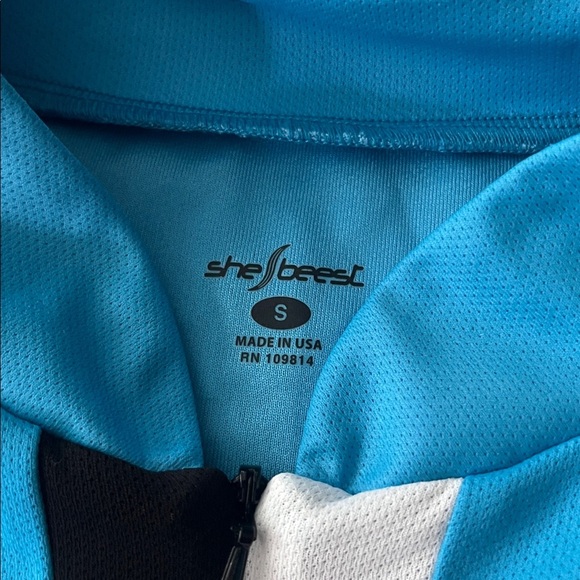 SHEBEEST WOMENS SMALL HALF ZIP CYCLING JERSEY - Picture 4 of 6